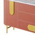 Modern Metal Sideboard Credenza with Three Drawers Narrow Size - Thumbnail 12