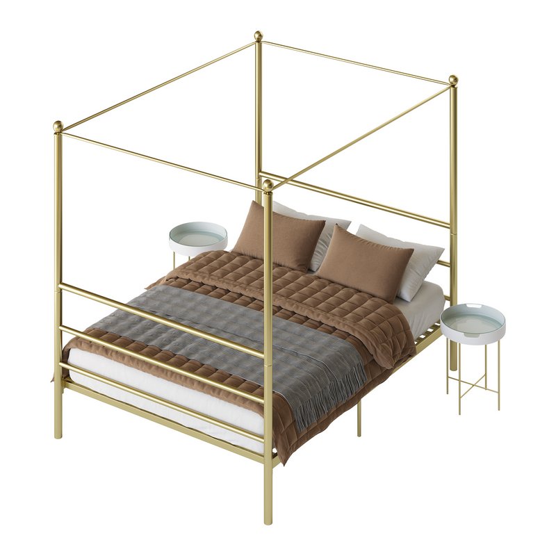 Mainstays Metal Canopy bed Image 12