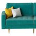 Velvet Fabric Sofa Couch - Thumbnail 12