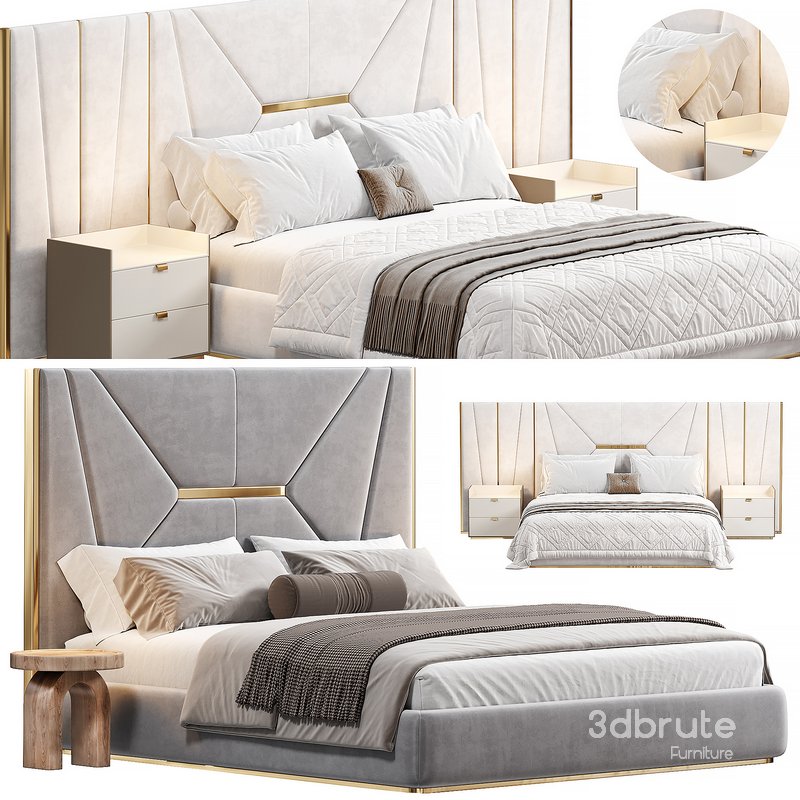 AMBER BEDROOM LUXURY FURNITURE Bed by saberjewels Image 1