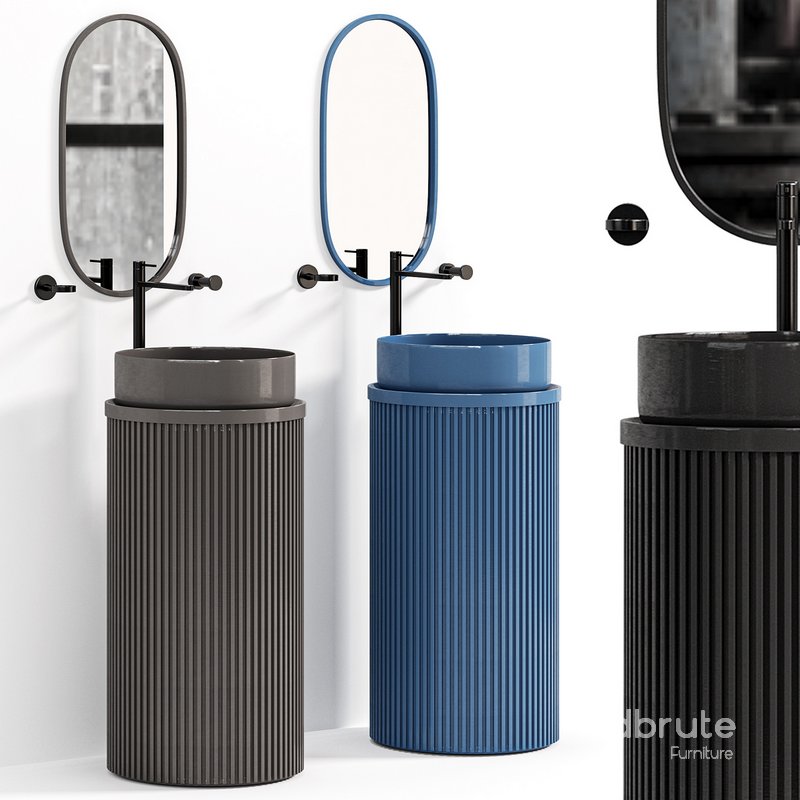 Guest bathroom with antique style elements Image 2