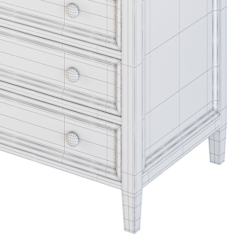 Harbor Grey 5-Drawer Dresser Image 14