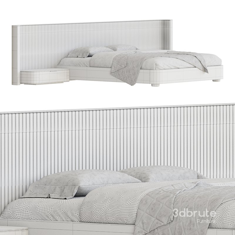 Finnley Extended Headboard Bed Image 14