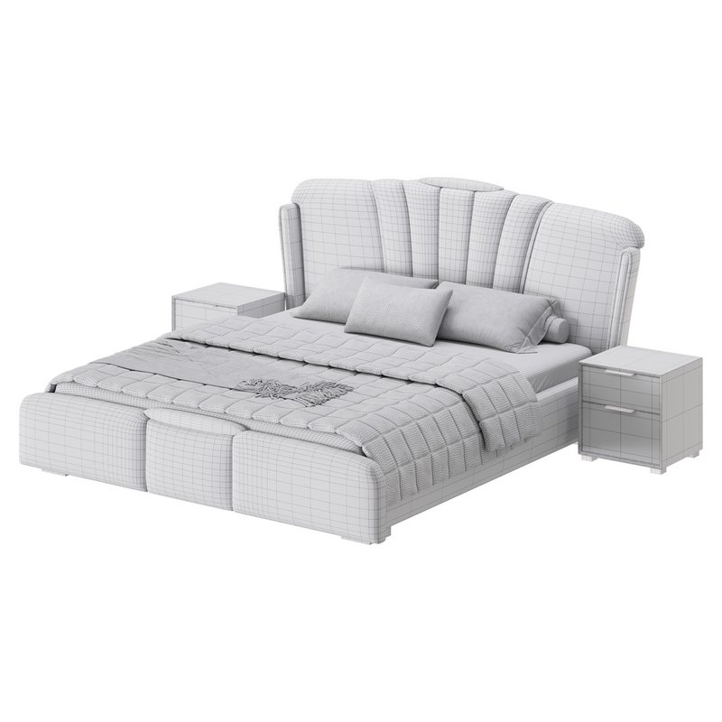 Grey Modern Bed Image 13