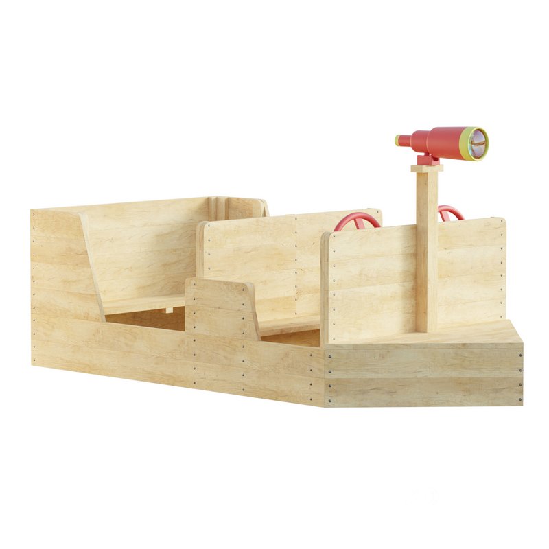 ADMIRAL WOODEN PLAY BOAT Image 1