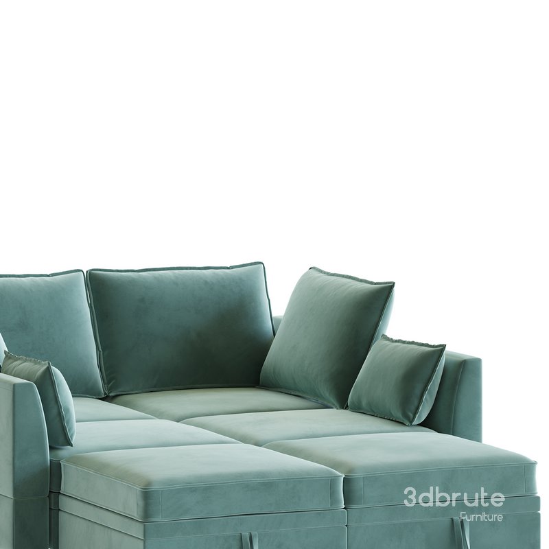 Sectional Sofa Convertible Sofa Bed 2 Image 13