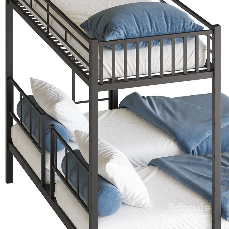 Metal Triple Bunk Beds Image 13