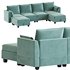 Sectional Sofa Convertible Sofa Bed - Thumbnail 1