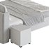 Modern Wingback Upholstered Headboard Bed - Thumbnail 14