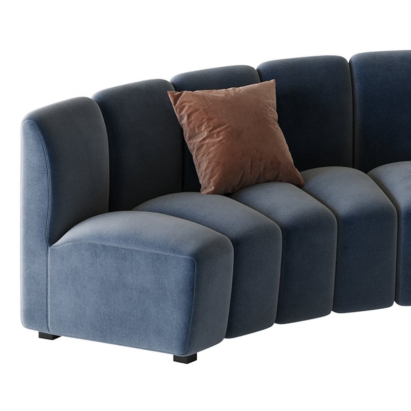 Lando modular curved seat Image 15