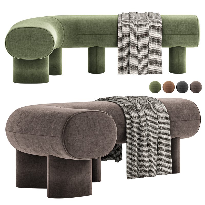 Litho Long Bench Image 1