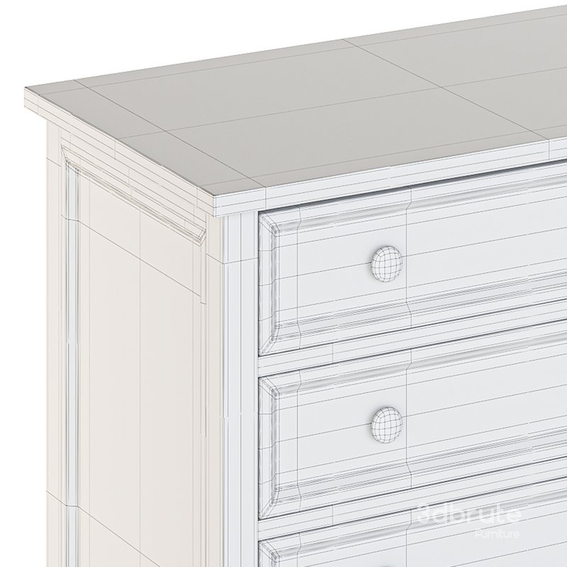Harbor Grey 5-Drawer Chest Image 16