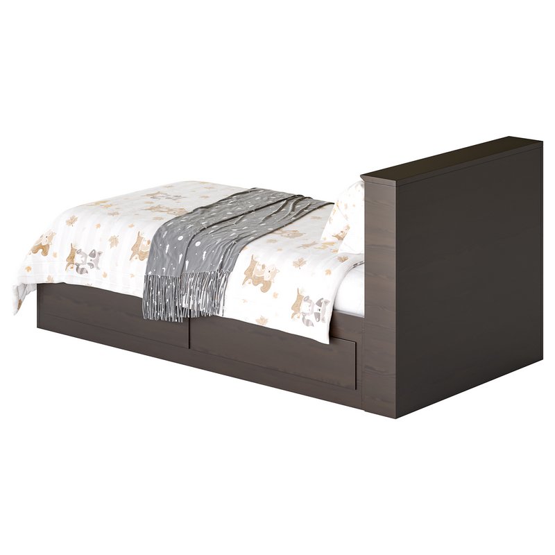 Mainstays Mates Storage Bed with Bookcase Headboard Image 14