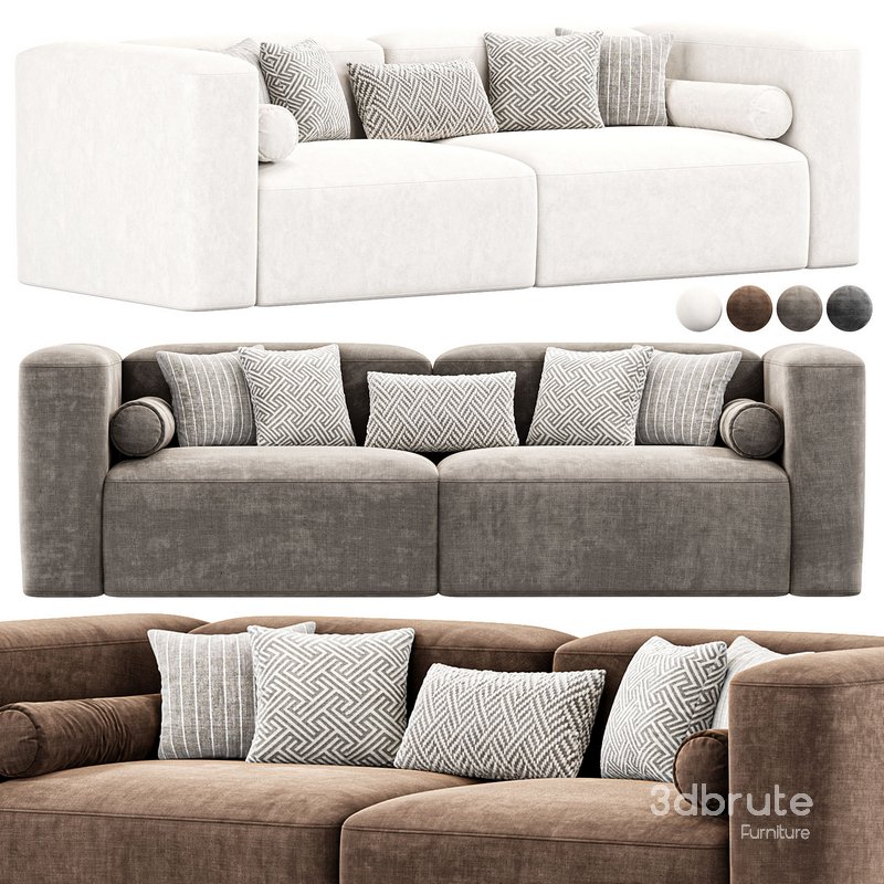 Mags 2 Seater Combination 1 Sofa By Hay Image 1