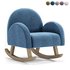 Solid Wood Rainbow Rocker Chair - Thumbnail 1