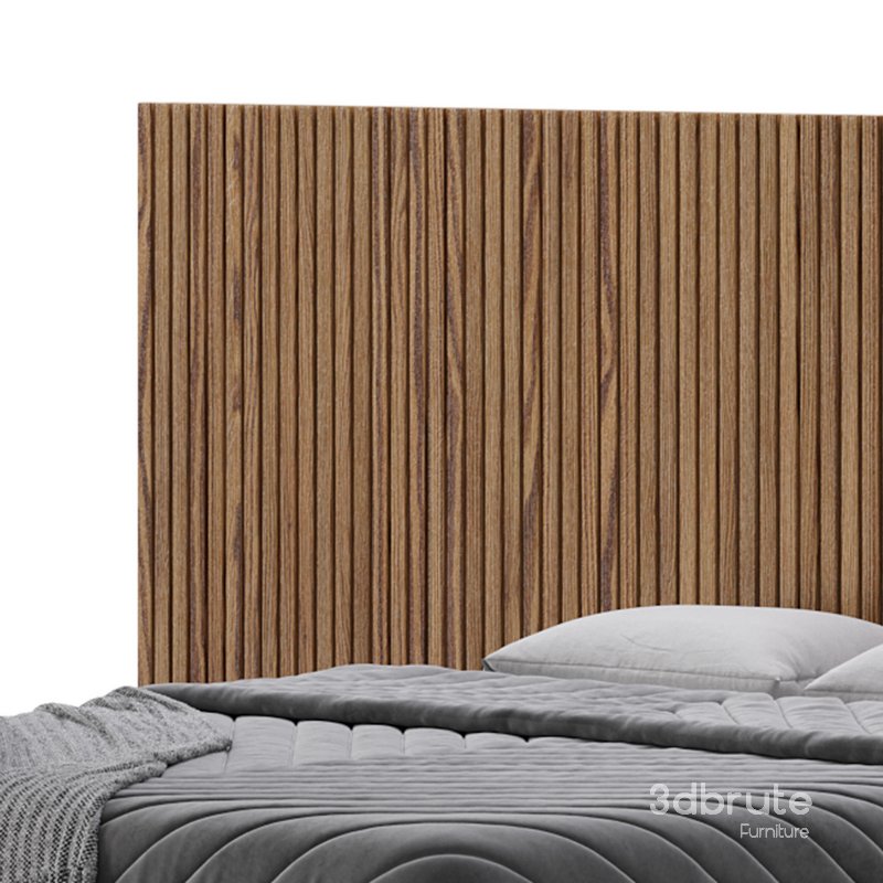 Batten White Oak King Plinth-Base Storage bed Image 16