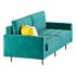 Velvet Fabric Sofa Couch - Thumbnail 17