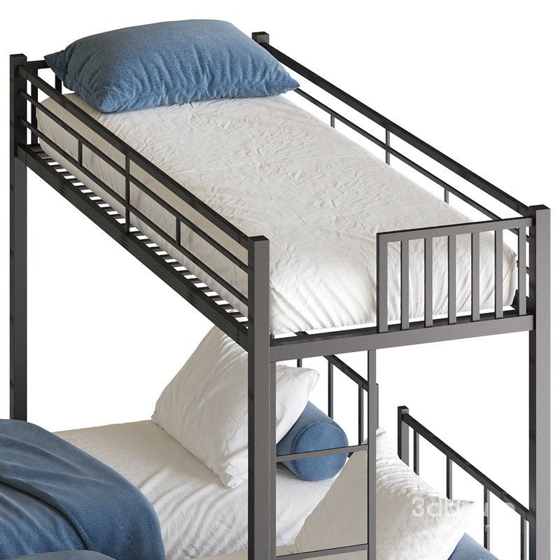 Metal Triple Bunk Beds Image 16