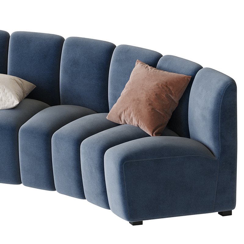 Lando modular curved seat Image 16