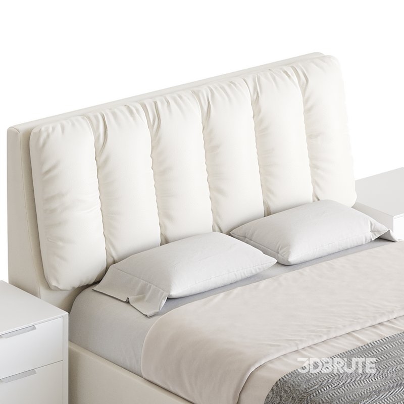 White Modern Twin Bed Image 17
