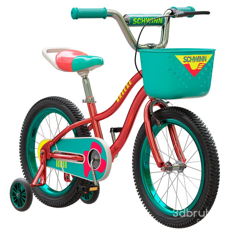 Schwinn 12 Breeze Girls Child Bike with Basket Image 1