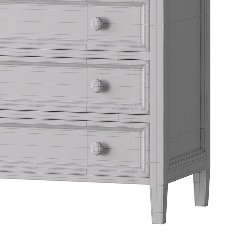 Harbor Grey 5-Drawer Chest Image 18