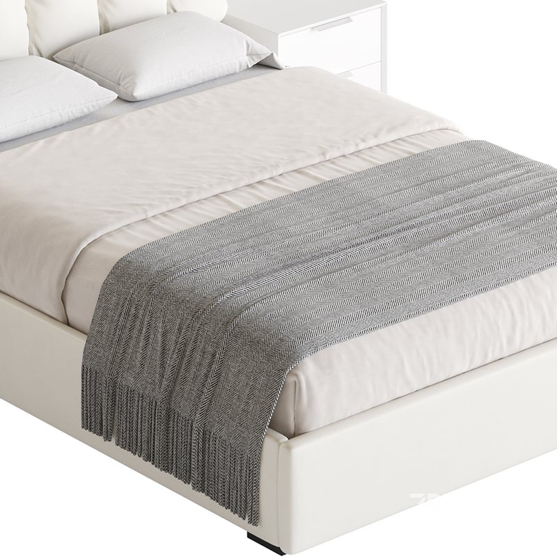 White Modern Twin Bed Image 18