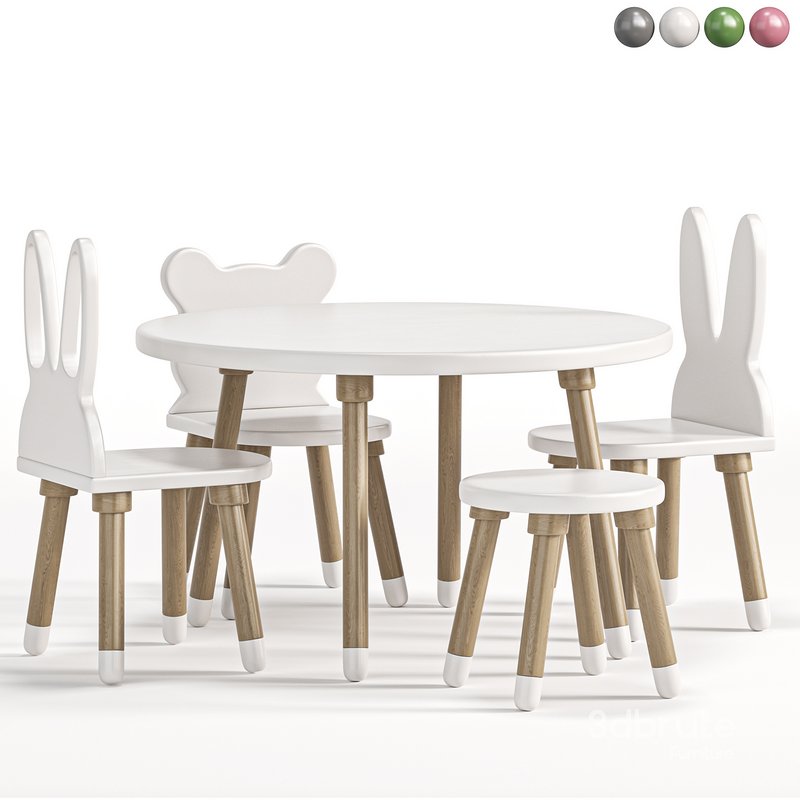 Children’s table and chair set Image 3
