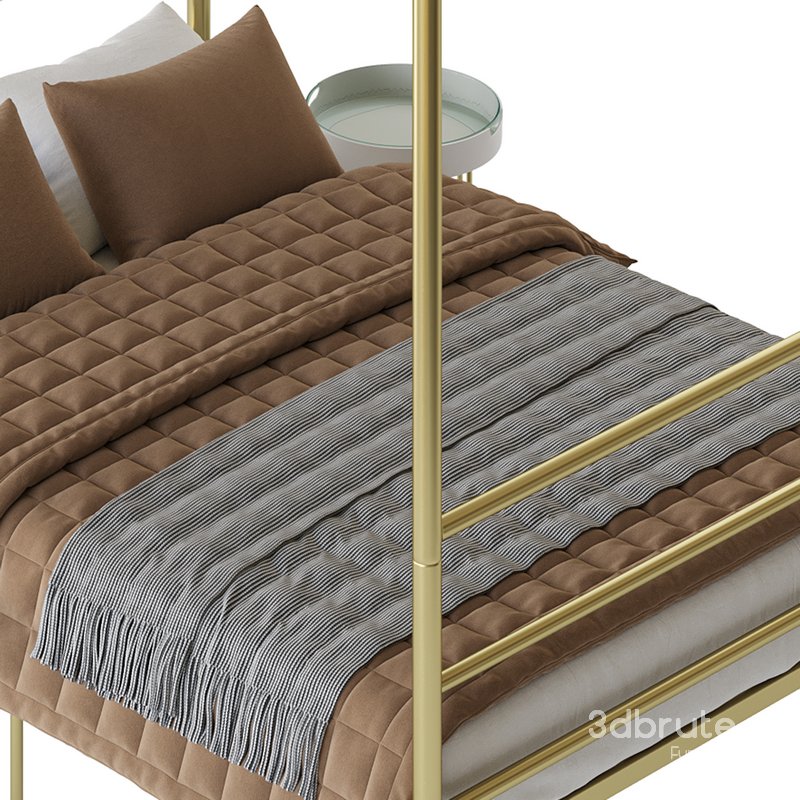 Mainstays Metal Canopy bed Image 21