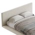 Cesar Suede Fabric Contemporary Minimalist Bed Frame King Size - Thumbnail 16