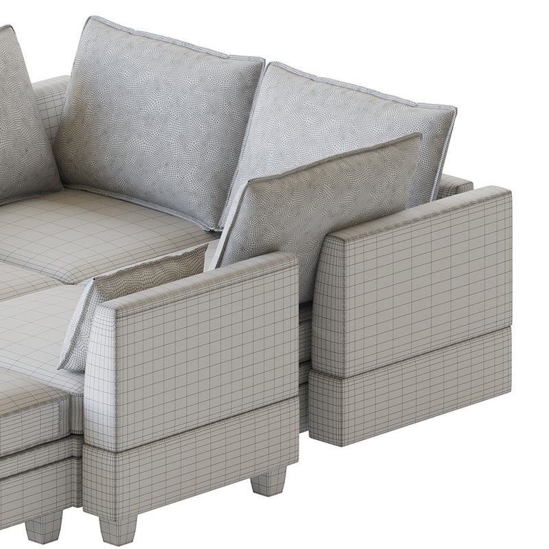 Sectional Sofa Convertible Sofa Bed 2 Image 17