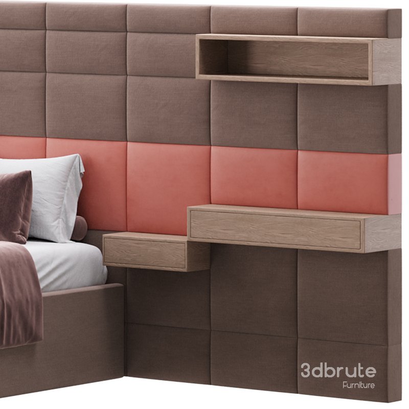 Double bed Roche Bobois COURCHEVEL Image 4