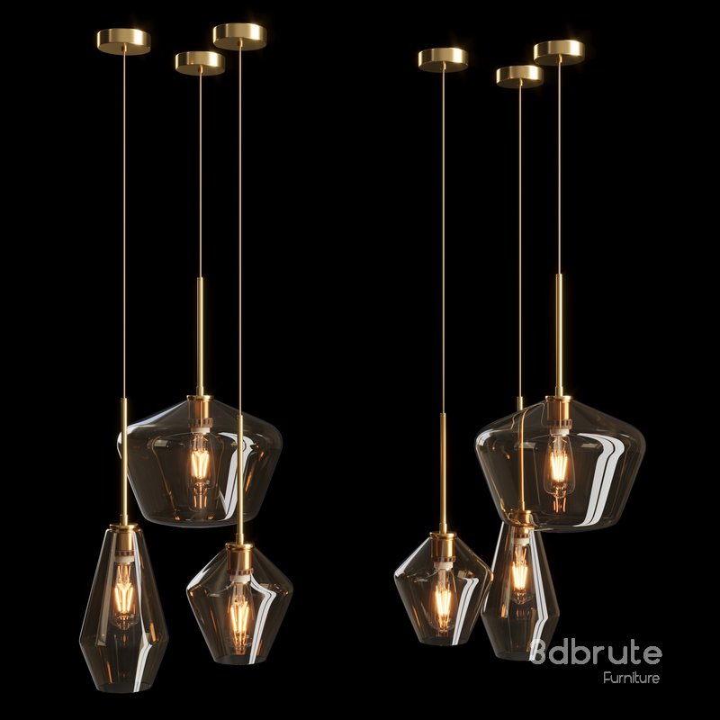 Nordic Modern Glass Pendant lights Image 1
