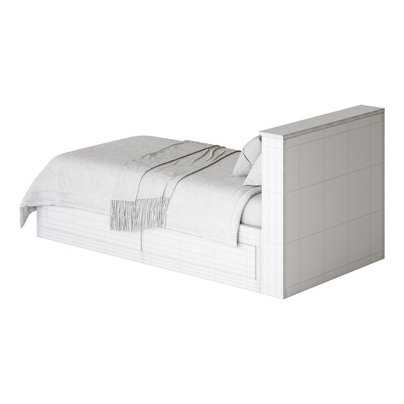 Mainstays Mates Storage Bed with Bookcase Headboard Image 18