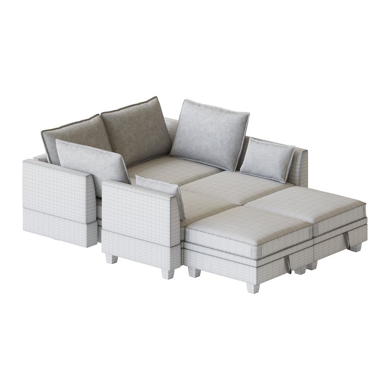 Sectional Sofa Convertible Sofa Bed 2 Image 18