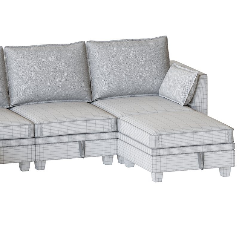 Sectional Sofa Convertible Sofa Bed Image 19
