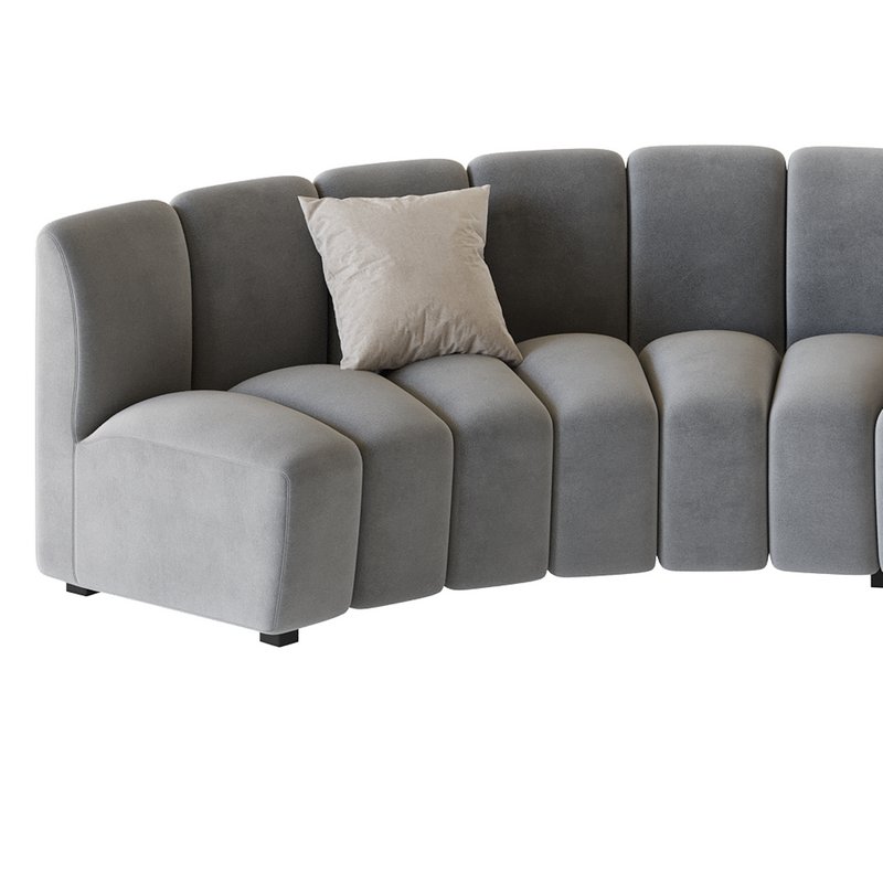 Lando modular curved seat Image 20