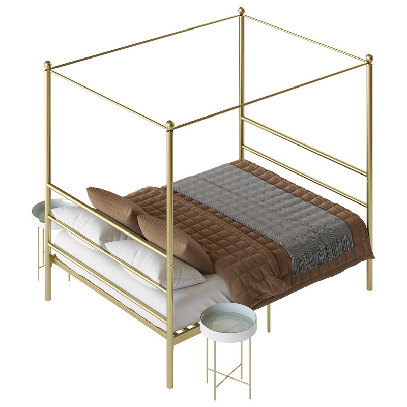 Mainstays Metal Canopy bed Image 19