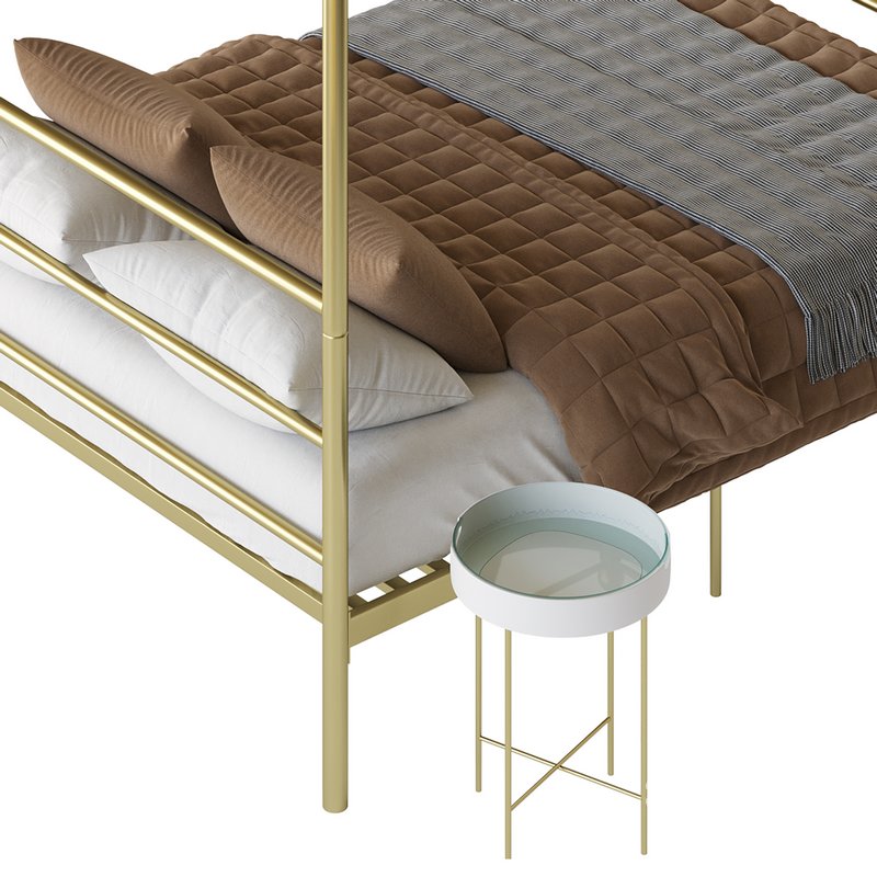 Mainstays Metal Canopy bed Image 20