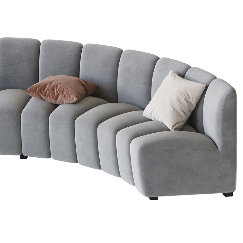 Lando modular curved seat Image 21