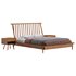 Walker Edison Modern Boho Queen Size Solid Wood Platform bed - Thumbnail 2