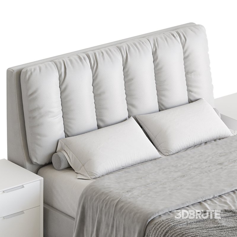 White Modern Twin Bed Image 22