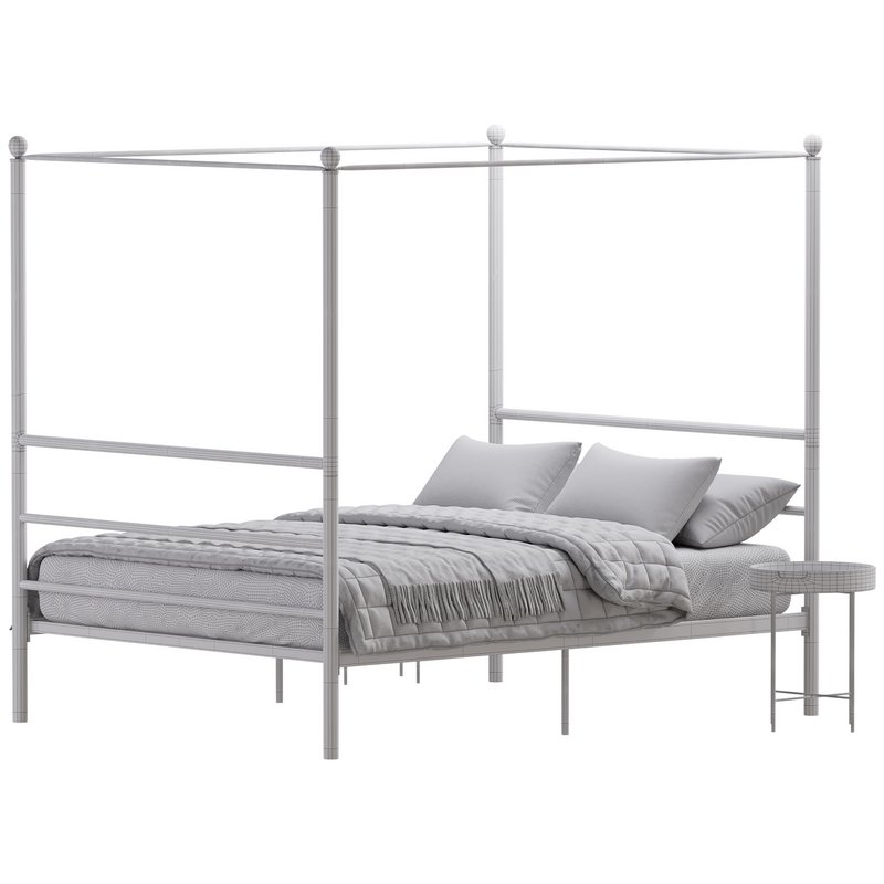 Mainstays Metal Canopy bed Image 22