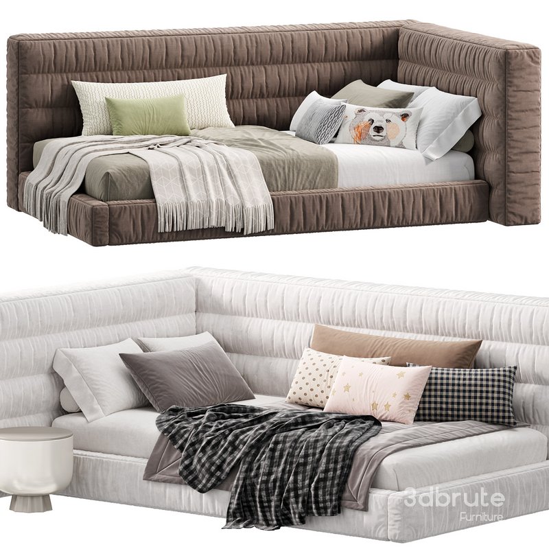 Hudson Upholstered Corner Bed by pbteen Image 2