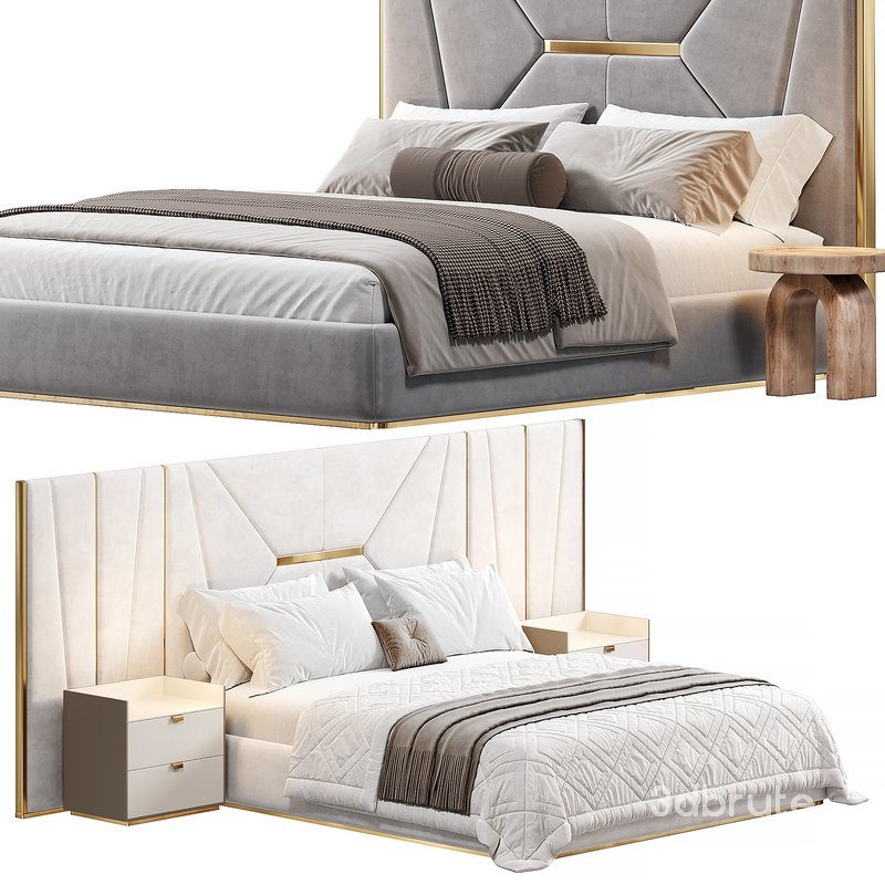AMBER BEDROOM LUXURY FURNITURE Bed by saberjewels Image 3