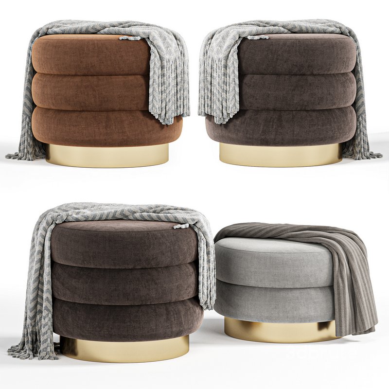 9235 CHIGNON Poufs by Vibieffe Image 2