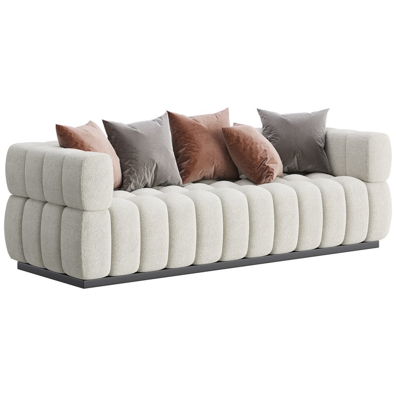 Marat boucle sofa Image 2