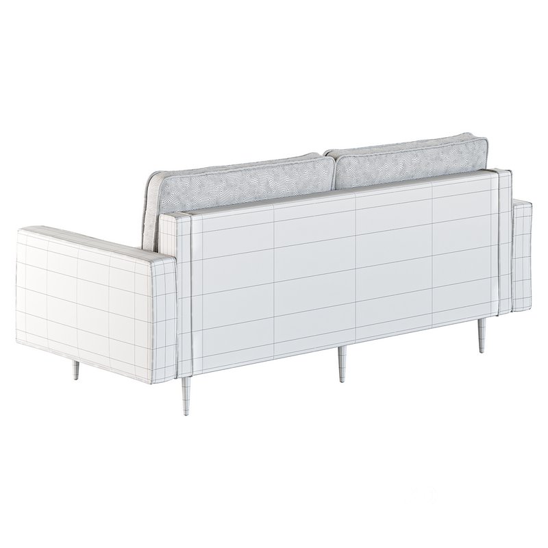 Velvet Fabric Sofa Couch Image 23