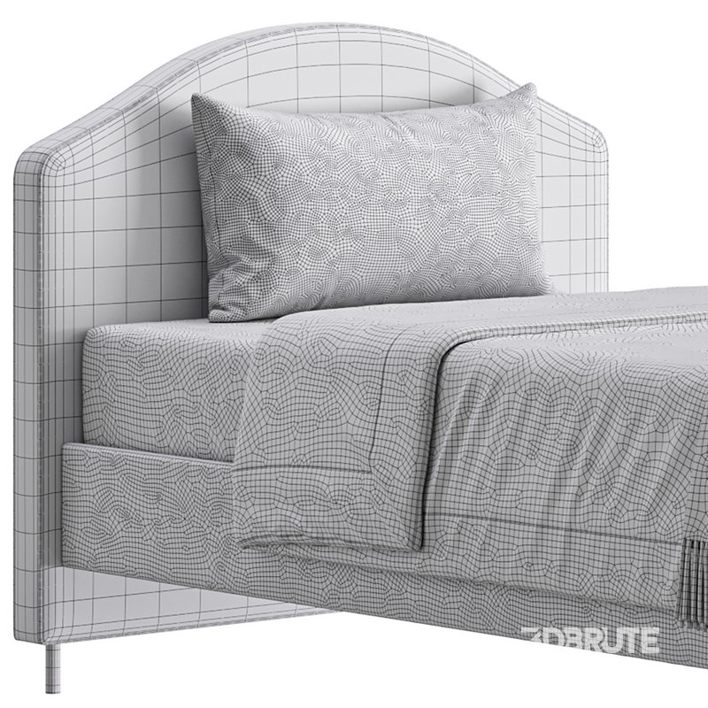 Upholstered bed frame Image 25