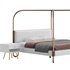 Gracia King Upholstered Canopy bed - Thumbnail 2
